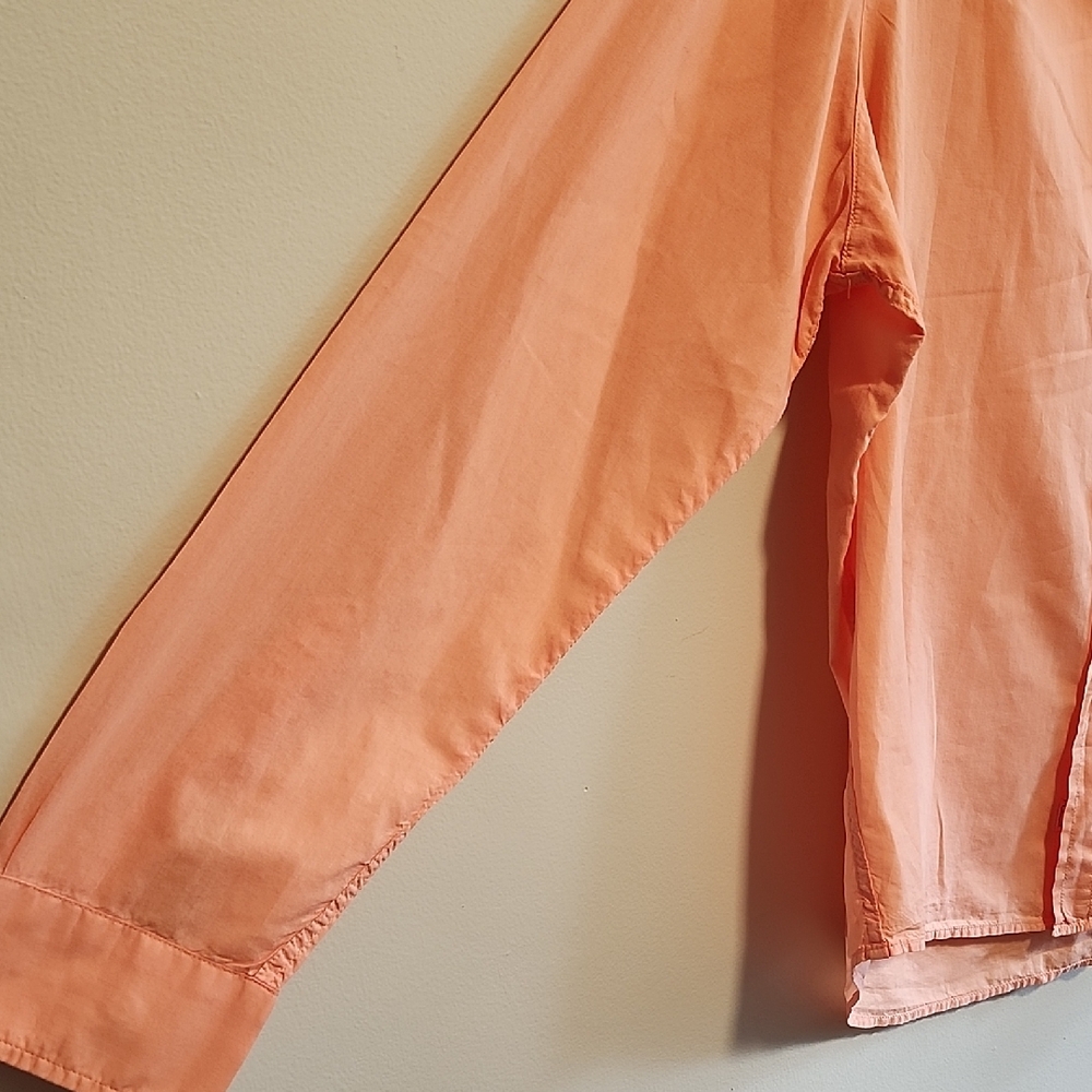 Frank & Eileen Light Peachy Pink Beach Vacation Resort Shirt Designer Luxury Sm - Picture 5 of 9